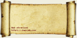 Dina Joković vizit kartica